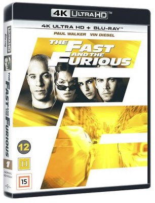 The Fast and the Furious 4K UHD bluray