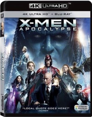 X-Men: Apocalypse 4K UHD bluray