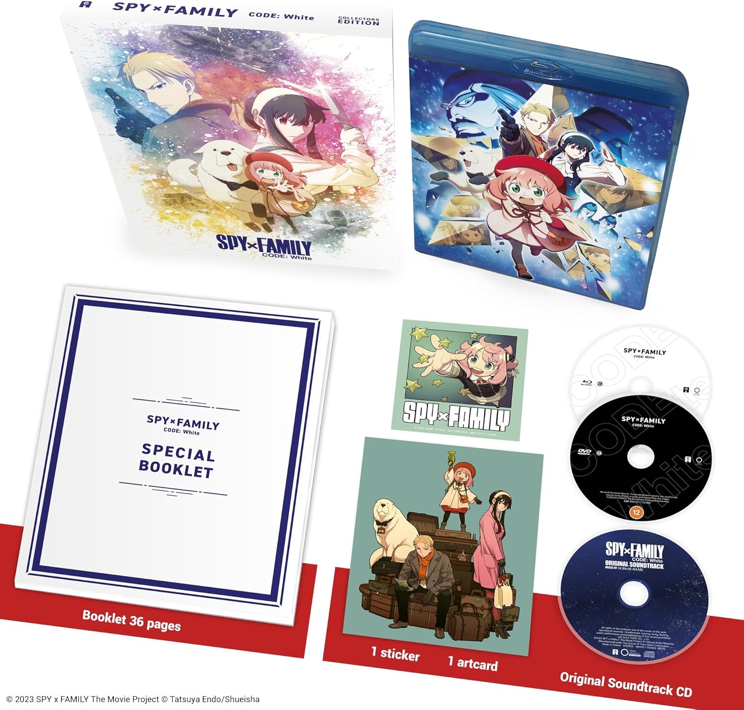 Spy X Family Code - White Limited Collectors Edition Blu-Ray + DVD + CD