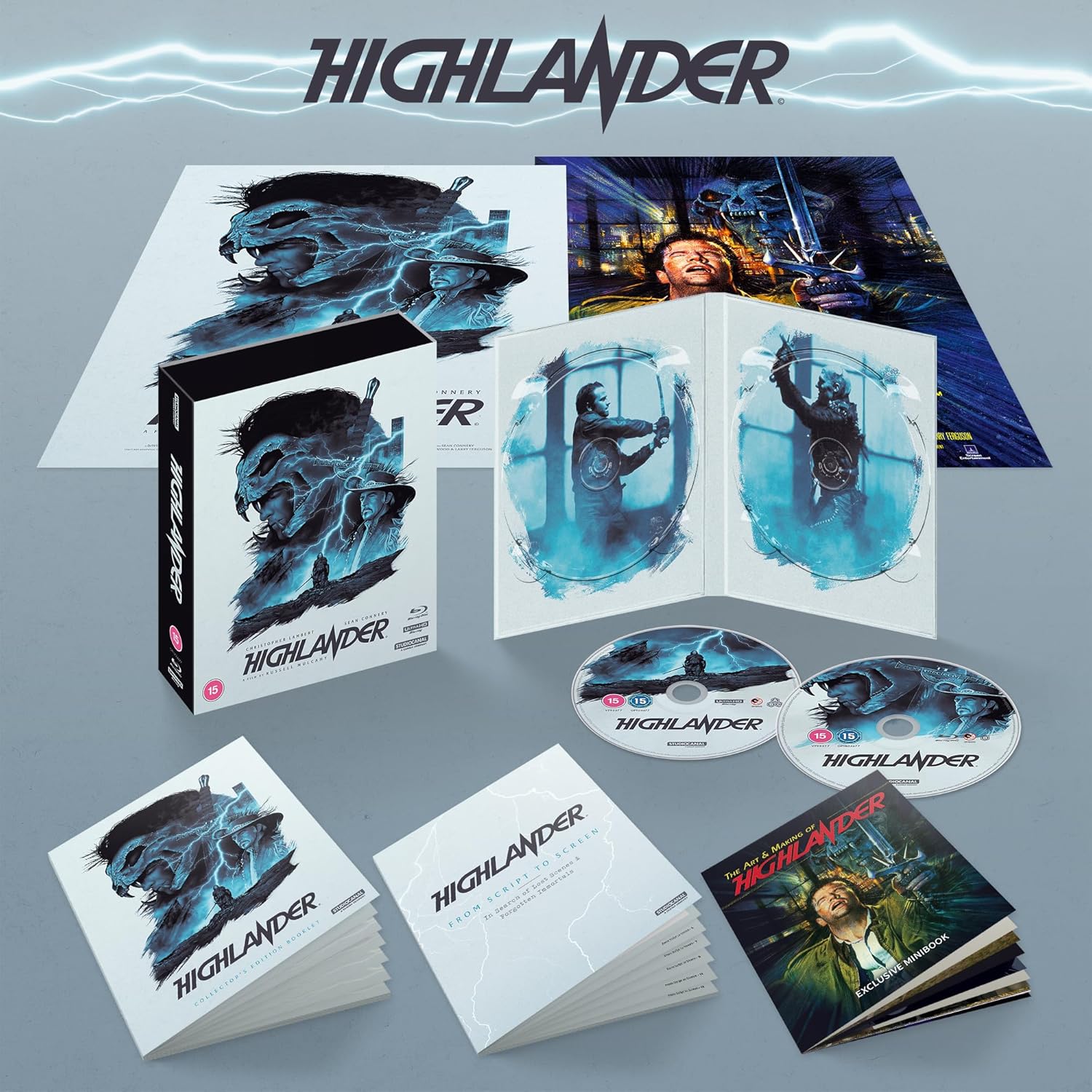Highlander (1986) Limited Collectors Edition 4K Ultra HD + Blu-Ray