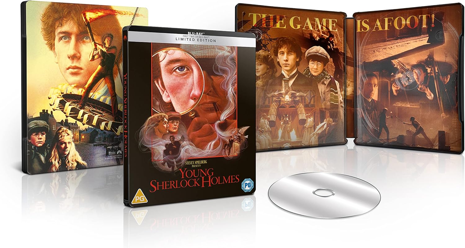 Young Sherlock Holmes Steelbook Limited Edition Blu-Ray
