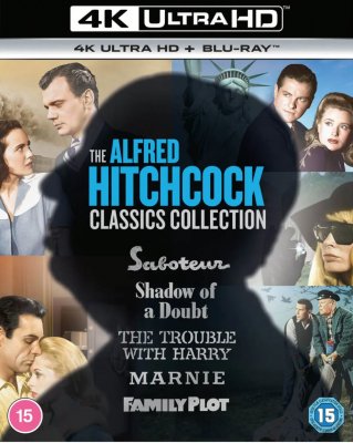 Alfred Hitchcock Classic Collection 2 4K Ultra HD + Blu-Ray (import Sv text)