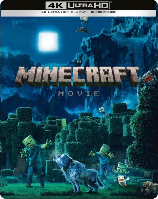 A Minecraft Movie Limited Edition (Night/Day) Steelbook 4K Ultra HD + Blu-Ray