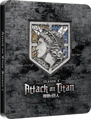 Attack On Titan Season 1 Limited Edition Steelbook Blu-Ray