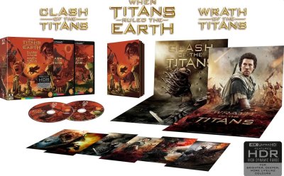Clash Of The Titans / Wrath Of The Titans Limited Edition 4K Ultra HD bluray