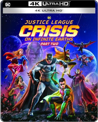 Crisis On Infinite Earths Part 2 Limited Edition Steelbook 4K Ultra HD + Blu-Ray