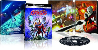 Crisis On Infinite Earths Part 3 Limited Edition Steelbook 4K Ultra HD bluray