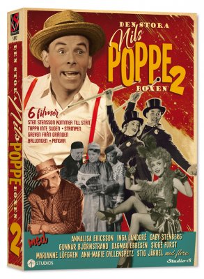 Den stora Nils Poppe-boxen Vol 2 (3-disc) DVD