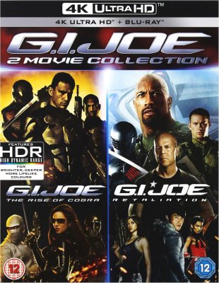 GI Joe - The Rise Of Cobra + GI Joe 2 - Retaliation 4K Ultra HD (import Sv text)