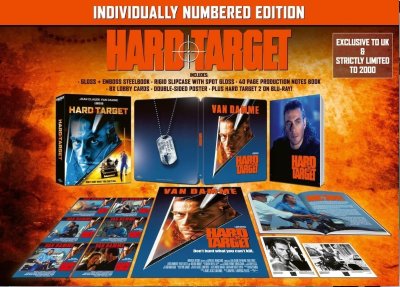 Hard Target 1+2 Collectors Edition Steelbook 4K Ultra HD bluray