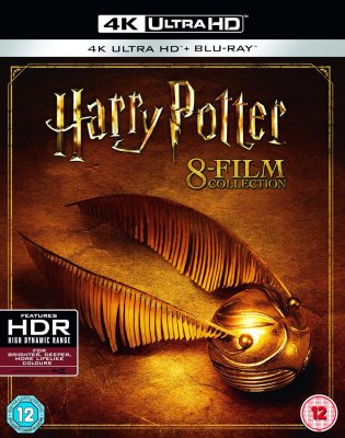 Harry Potter Complete Collection 1-8 4K Ultra HD bluray (import Sv text)