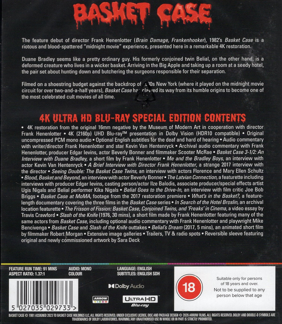 Basket Case 4K Ultra HD