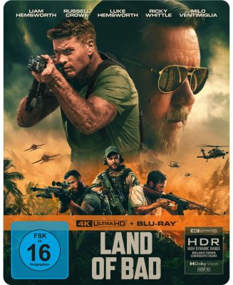 Land of Bad 4K UHD bluray steelbook DE-import