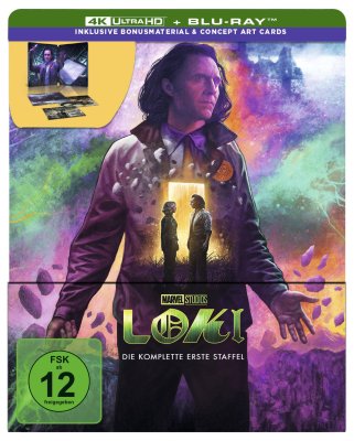 Loki Säsong 1 (4K UHD Blu-ray Steelbook DE-import