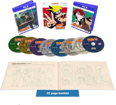 Naruto Limited Collectors Edition Set 2 Episodes 56-110 Blu-Ray
