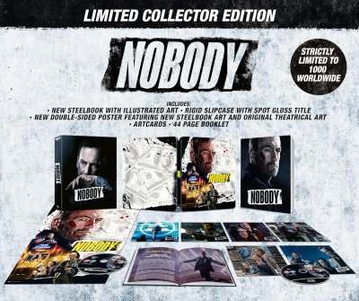 Nobody Limited Collectors Edition Steelbook 4K Ultra HD + Blu-Ray