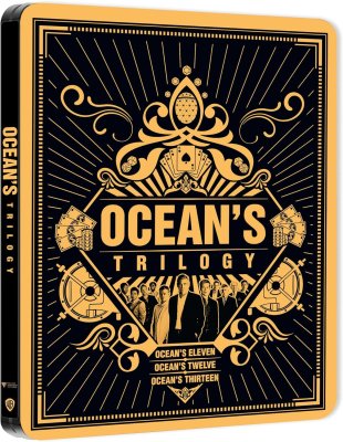 Oceans Eleven / Oceans Twelve / Oceans Thirteen Limited Edition Steelbook 4K Ultra HD + Blu-Ray