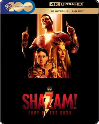 Shazam Fury Of The Gods Limited Edition Steelbook 4K Ultra HD + Blu-Ray