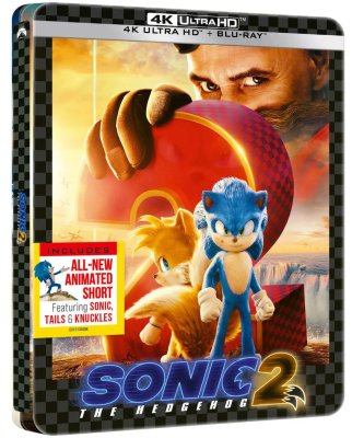Sonic The Hedgehog 2 Steelbook 4K Ultra HD + Blu-Ray