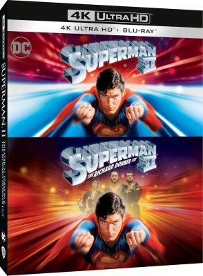Superman II (Theatrical and Donner Cut) Limited Edition Steelbook 4K Ultra HD + Blu-Ray