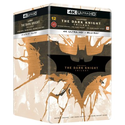 The Dark Knight 1-3 4K UHD bluray (Limited Steelbook)