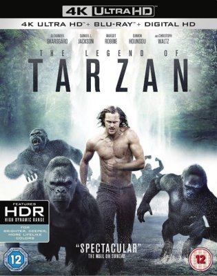 The Legend Of Tarzan 4K Ultra HD bluray (import Sv text)
