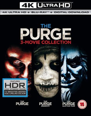 The Purge 1-3 box 4K UHD bluray (import)