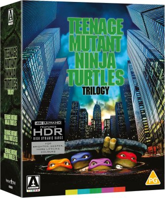 TMNT - Teenage Mutant Ninja Turtles (3 Films) (1990-1993) Movie Collection Limited Edition 4K UHD bluray