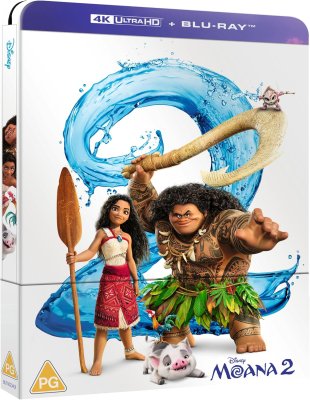 Vaiana 2 Limited Edition Steelbook 4K Ultra HD + Blu-Ray