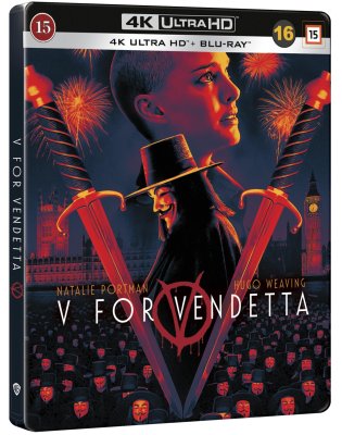 V för Vendetta 4K UHD bluray Ltd Steelbook