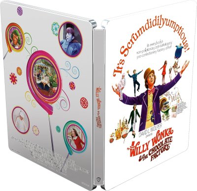 Willy Wonka and The Chocolate Factory Limited Edition Steelbook 4K Ultra HD