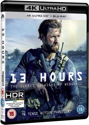 13 Hours - The Secret Soldiers of Benghazi 4K Ultra HD + Blu-Ray (import Sv text)