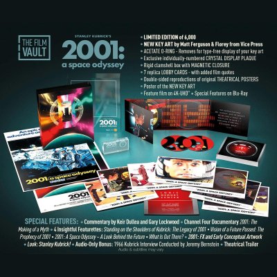 2001/ Ett rymdäventyr 4k UHD bluray (Film vault box/Ltd)