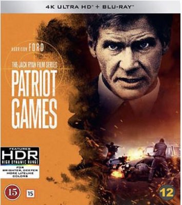 Patriot Games 4K UHD bluray