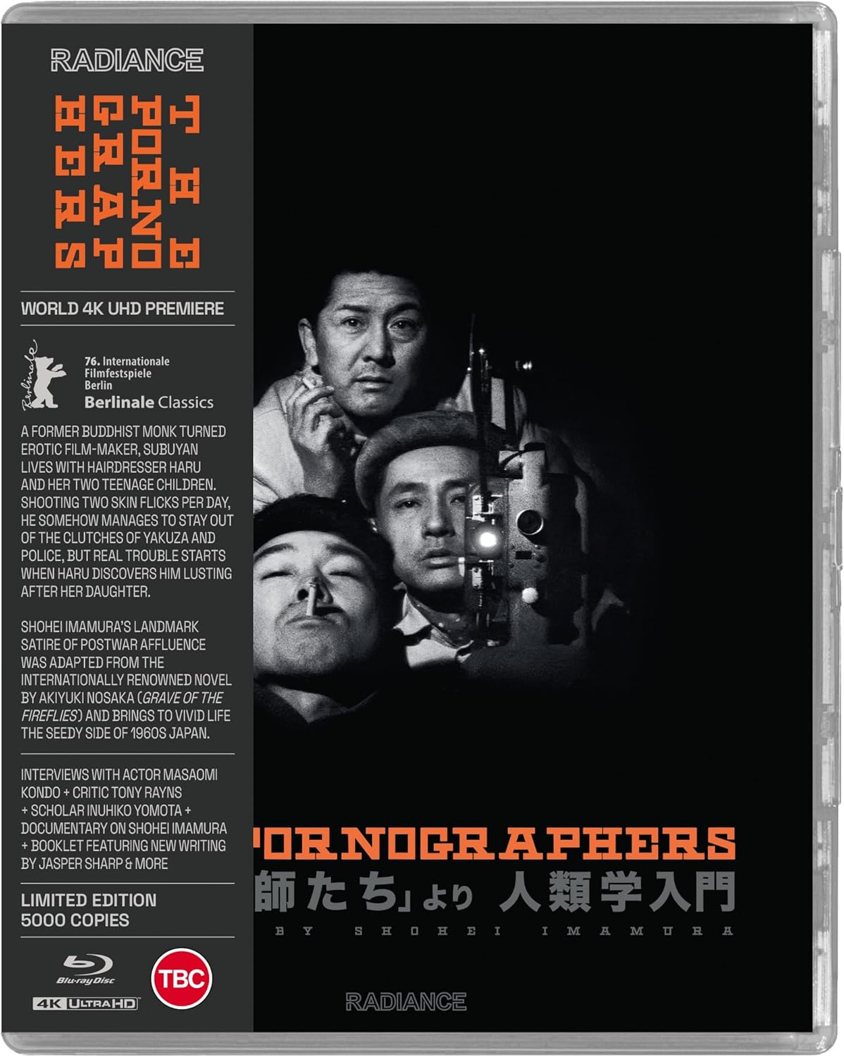 The Pornographers Limited Edition 4K Ultra HD + Blu-Ray