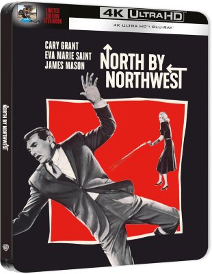 Alfred Hitchcock - North By Northwest Limited Edition Steelbook 4K Ultra HD + Blu-Ray
