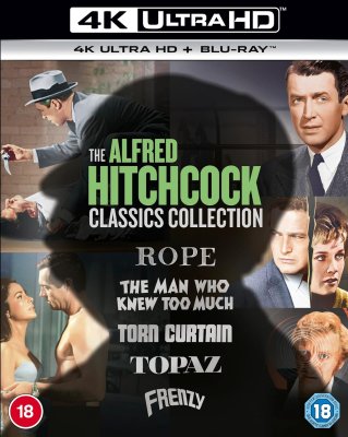 Alfred Hitchcock Classic Collection 3 4K Ultra HD + Blu-Ray