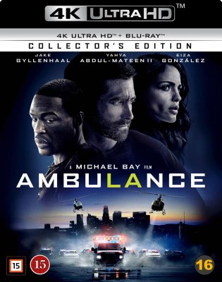 Ambulance 4K UHD bluray