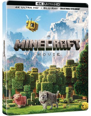 A Minecraft Movie - Ltd Steelbook 4K UHD bluray