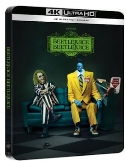 Beetlejuice Beetlejuice Limited Edition Steelbook 4K Ultra HD + Blu-Ray
