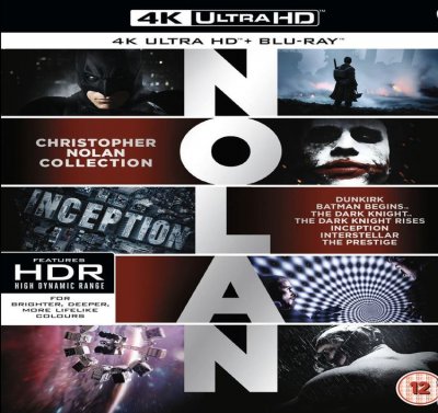Christopher Nolan Collection 4K UHD bluray (import med svensk text)