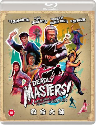 Deadly Masters - The 7 Grandmasters / The 36 Deadly Styles / The World Of Drunken Master / The Old Master bluray