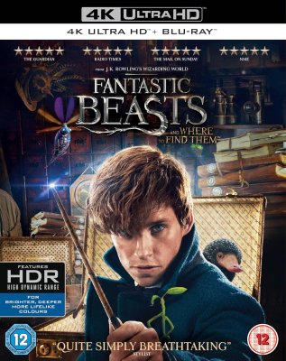 Fantastic Beasts and Where to Find Them 4K UHD bluray