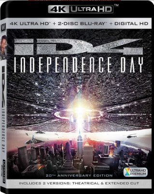 Independence Day 4K Ultra HD bluray (import Sv text)
