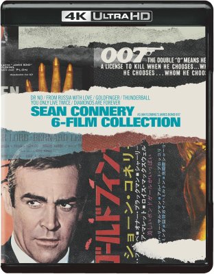 James Bond - Sean Connery Collection (6 Film) 4K Ultra HD + Blu-Ray