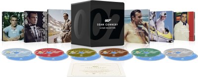 James Bond - Sean Connery Collection (6 Film) Limited Edition Steelbook 4K Ultra HD + Blu-Ray