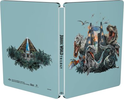 Jurassic World Trilogy Limited Edition Steelbook 4K Ultra HD + Blu-Ray