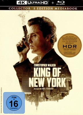 King of New York 4K UHD bluray mediabook