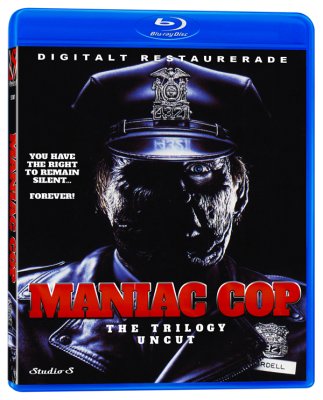 Maniac Cop 1-3 (Oklippt) - Digitalt restaurerad bluray