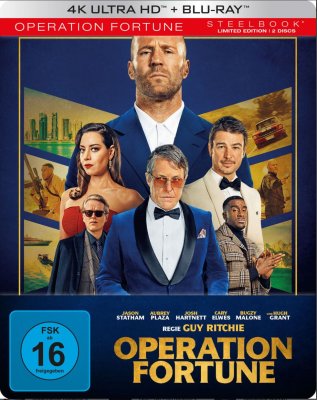 Operation Fortune (4K UHD Blu-ray Steelbook) DE-import Regionfri